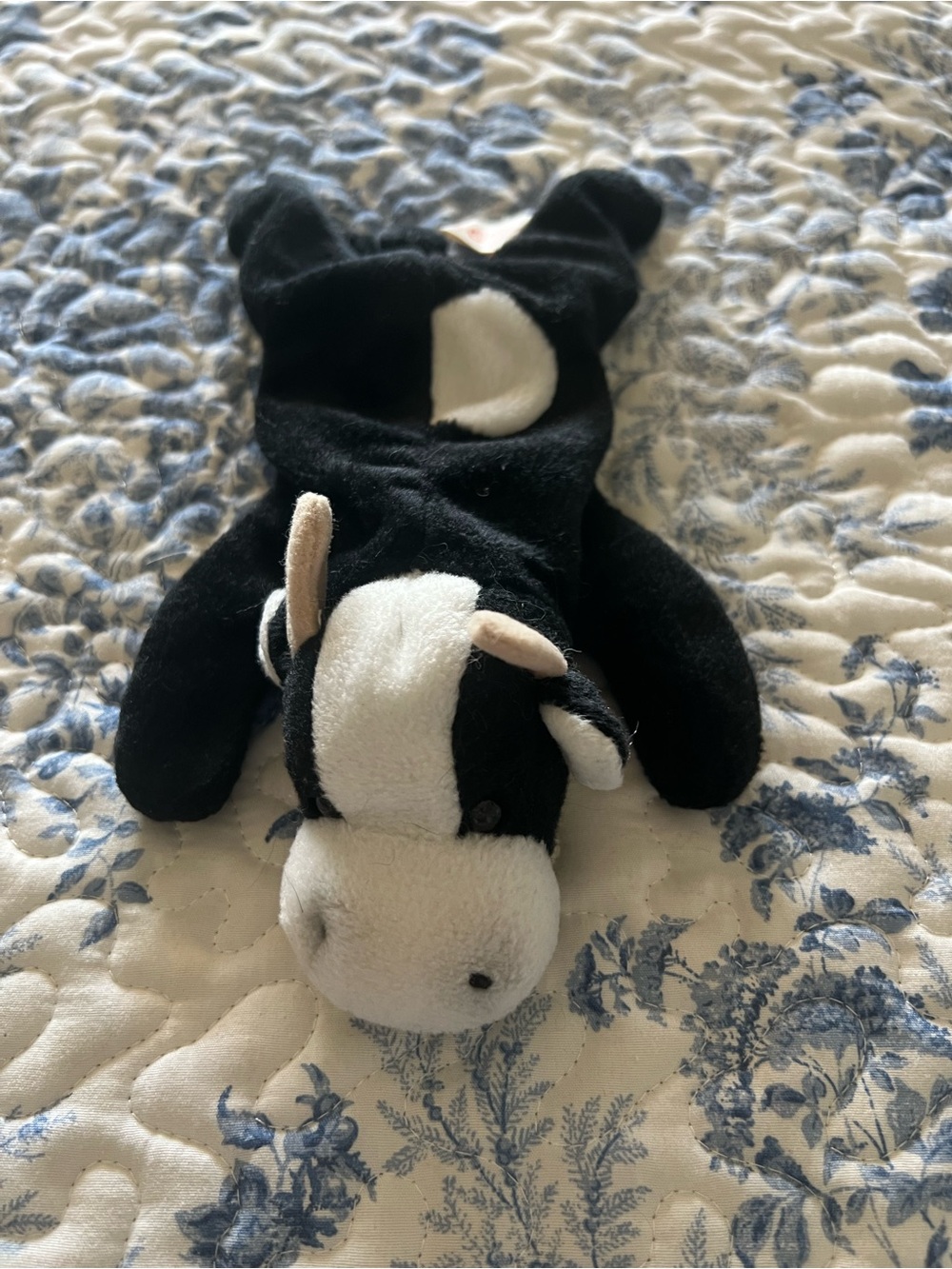 Ty Beanie Babies Daisy Cow Bean Bag Plush Stuffed Animal Toy 1993 9” Vintage